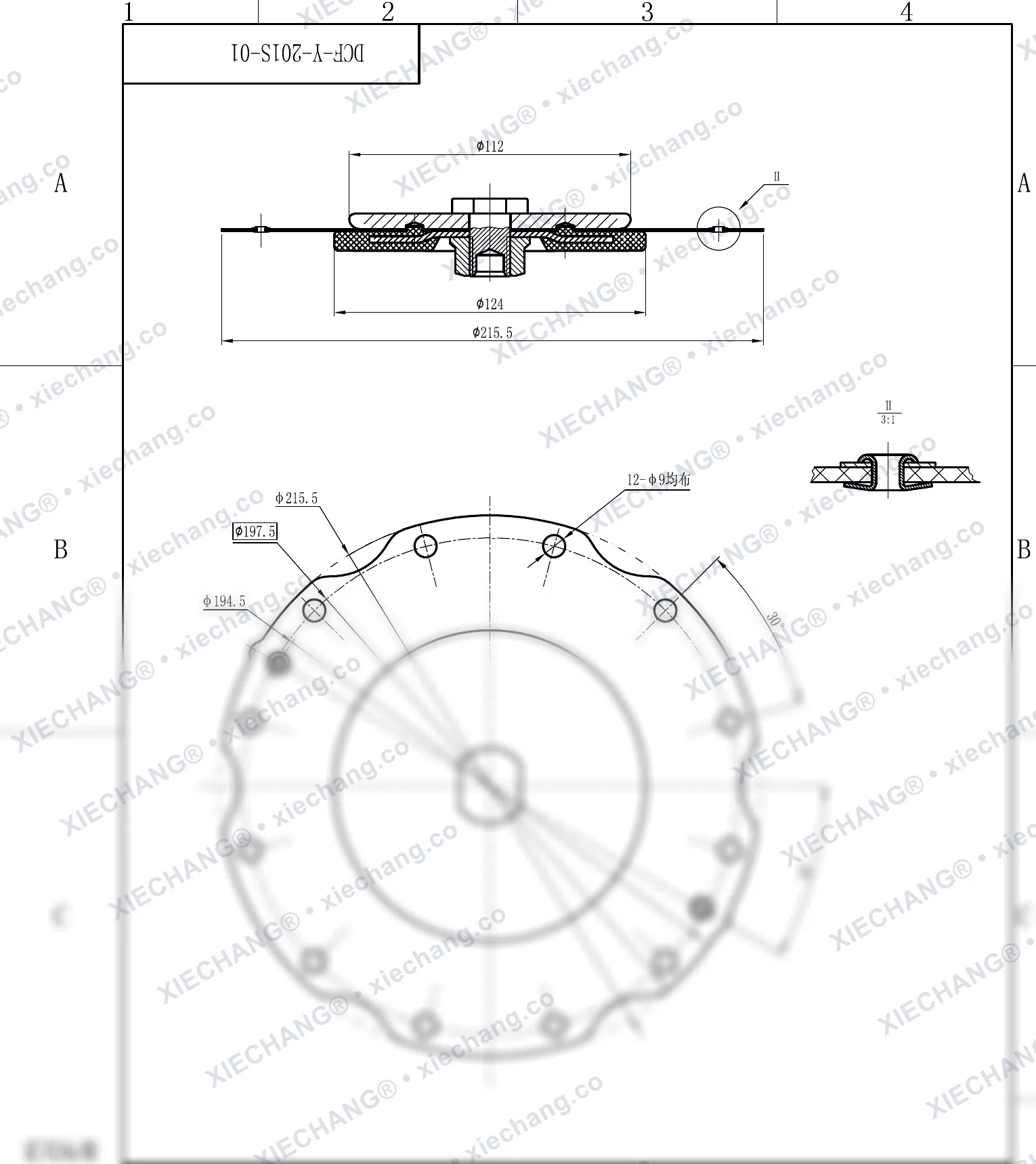 DCF-Y-102S-01 — نقشه مونتاژ