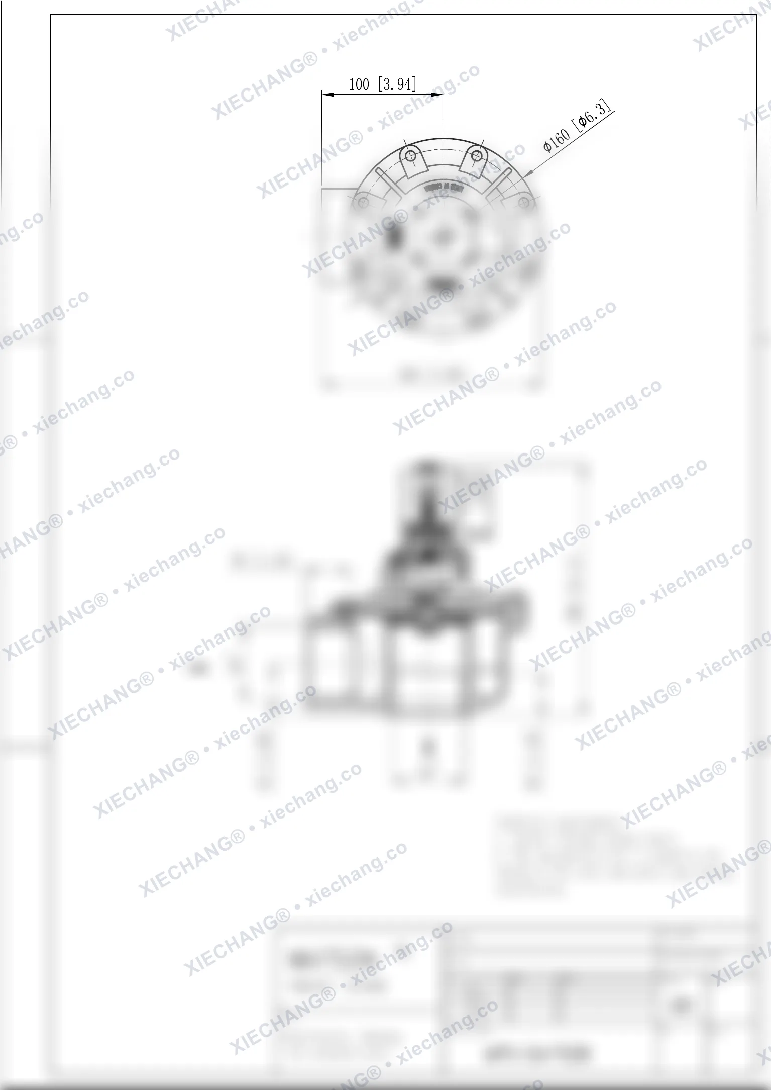 WPS-CA/TG50 · شیر زاویه‌دار (right-angle) — نقشه نصب