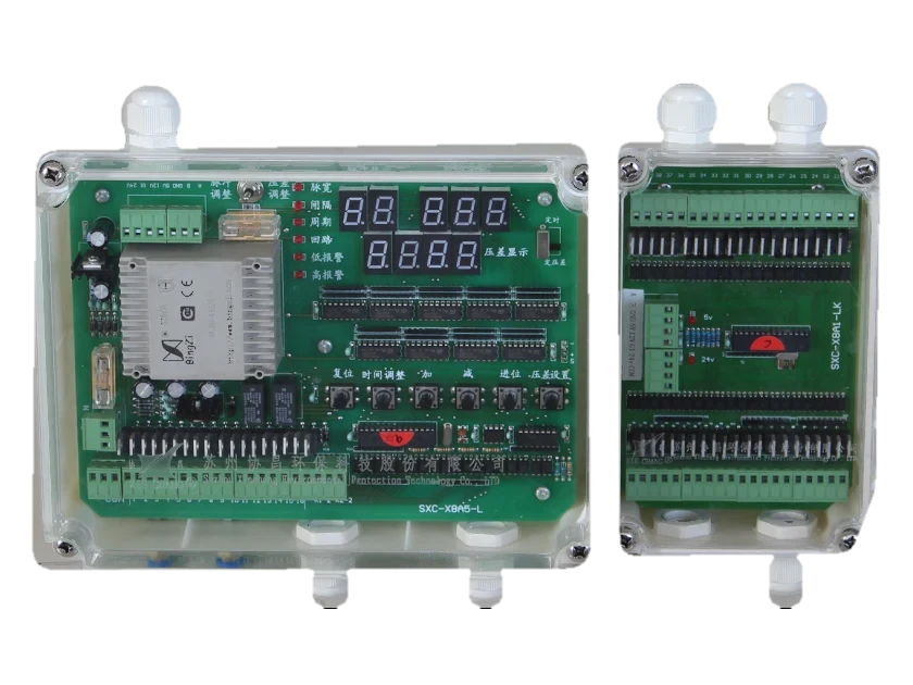 دستگاه اصلی کنترلر پالسی 3 در 1 Xiechang® SXC-X8A5 بههمراه ماژول توسعه